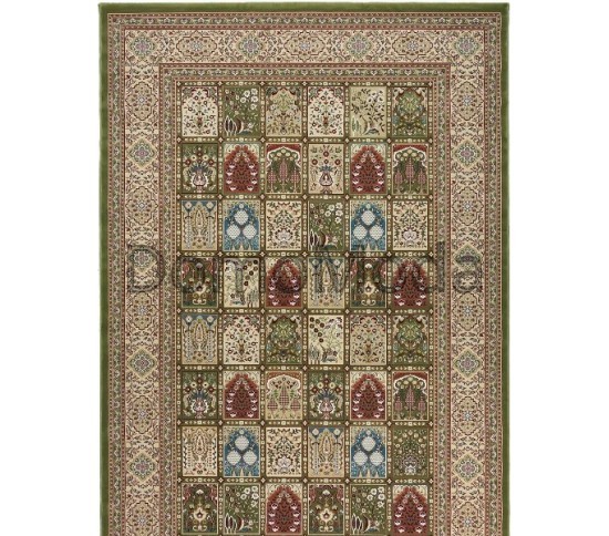 Высокоплотный ковер Royal Esfahan-1.5 3078F Green-Cream Купить в интернет магазине ДомоМода Высокоплотный ковер Royal Esfahan-1.5 3078F Green-Cream - высокое качество по лучшей цене в Украине